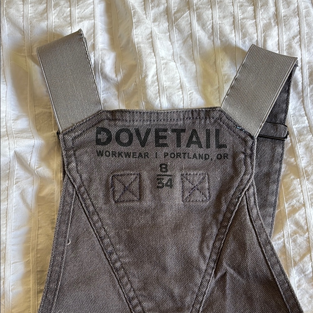 Dovetail Workwear Overalls Size 8, Length 34
